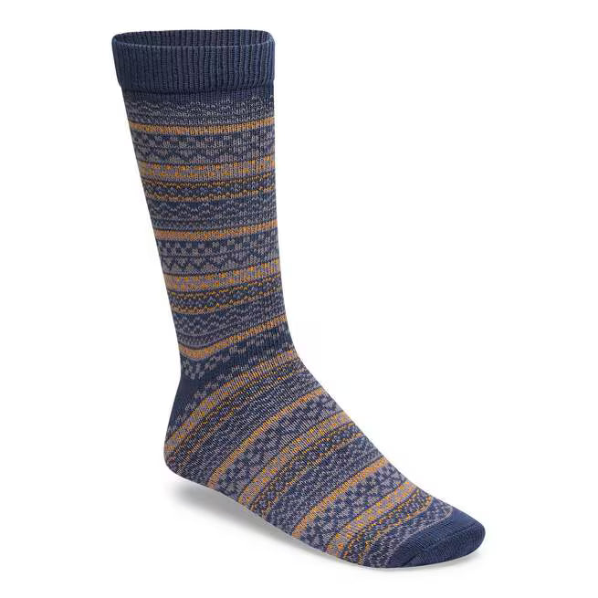 Birkenstock - Cotton Pattern Socks - Navy