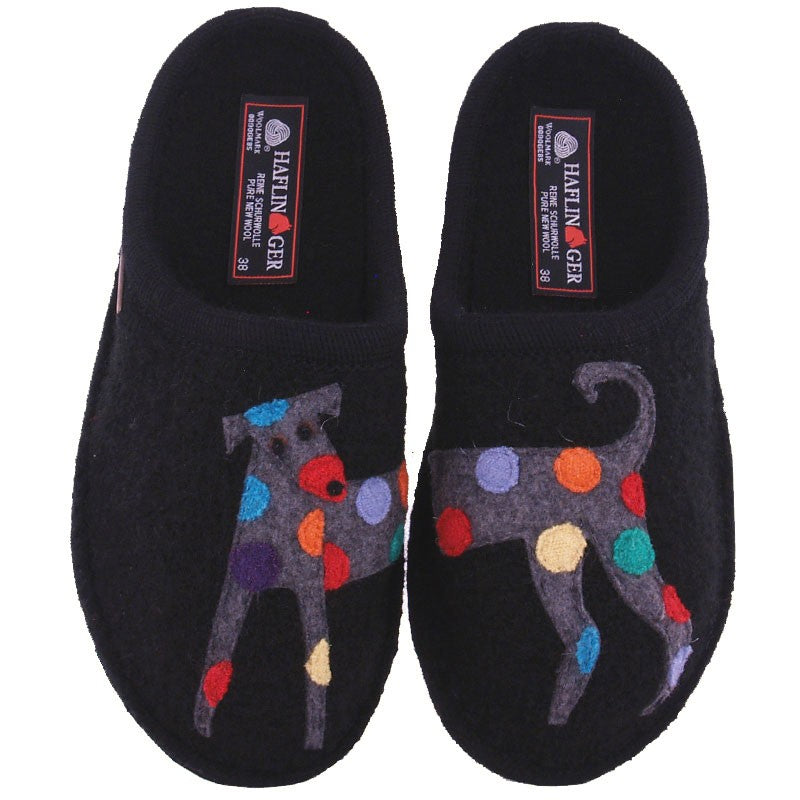 Haflinger - Classic Slipper - Jack Black Wool