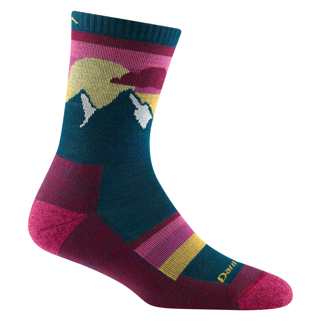 Darn Tough - 5005 Women's Micro Crew Lightweight Hiking Socks - Dark Teal