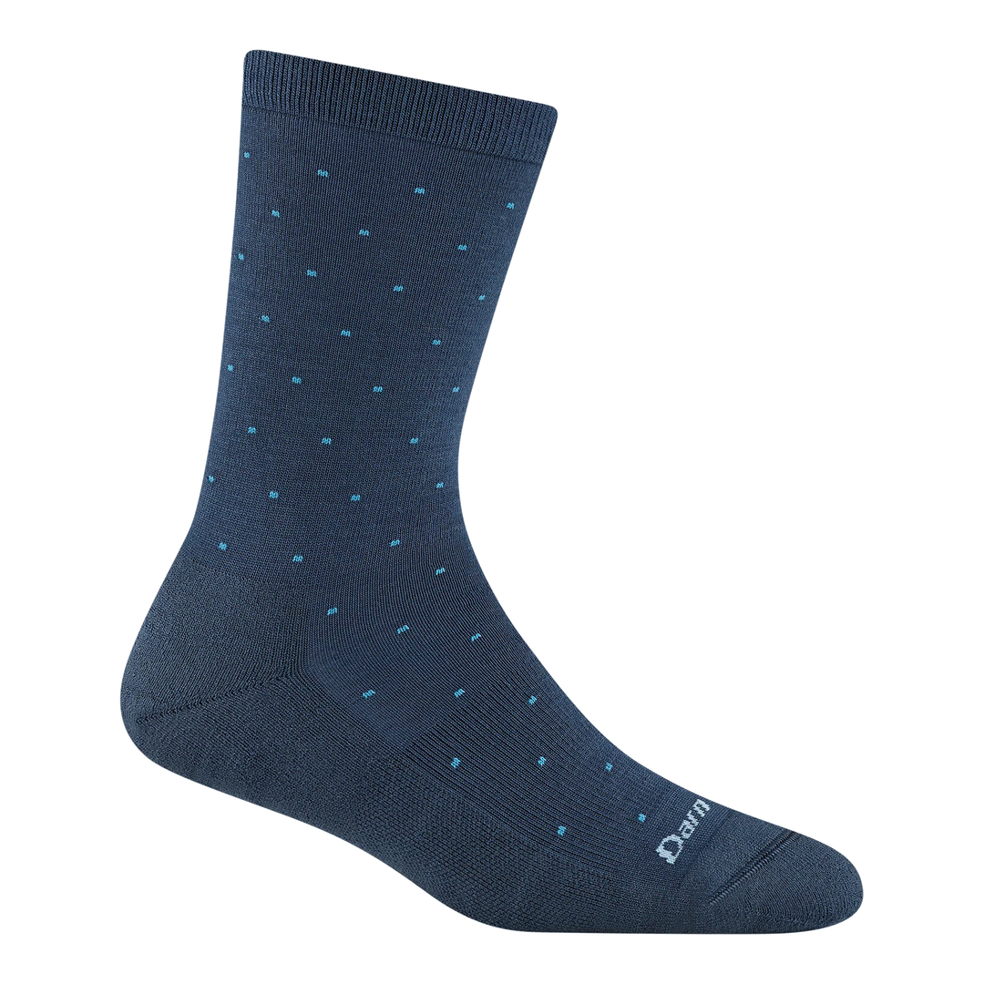 Darn Tough - 6037 Women's Pin Drop Crew Lightweight Lifestyle Socks - Midnight