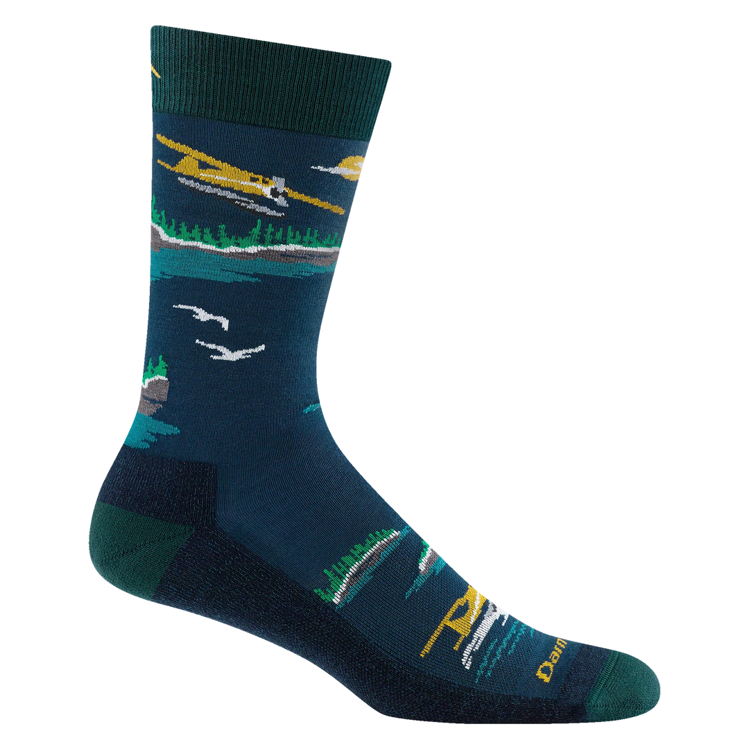 Darn Tough - 6120 Men's Float Boat Crew Lightweight Lifestyle Sock - Midnight