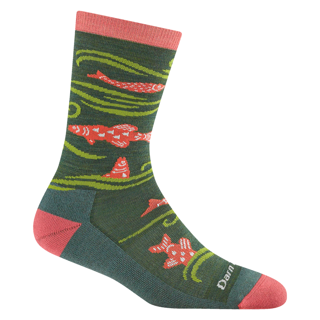 Darn Tough - 6122 Women's Lightweight Lifestyle Crew Sock - Kelp