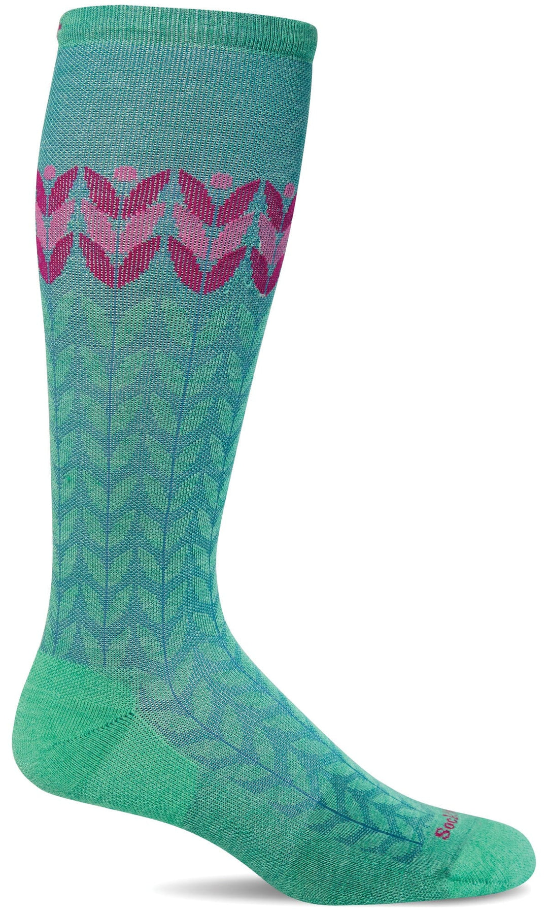 Sockwell - Women's Bean Stalk Moderate Graduated Compression Socks - Spearmint