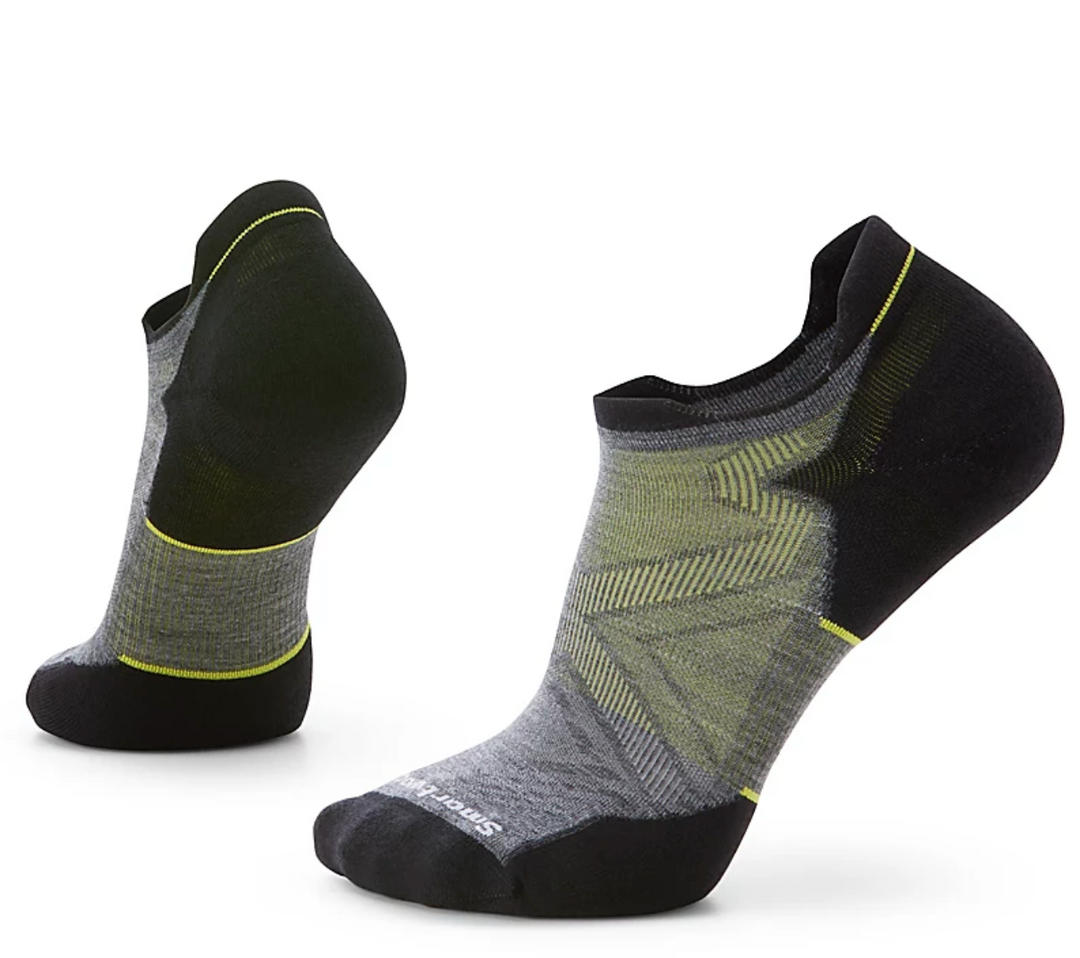 Smartwool - Unisex Run Targeted Cushion Low Ankle Socks - Medium Gray