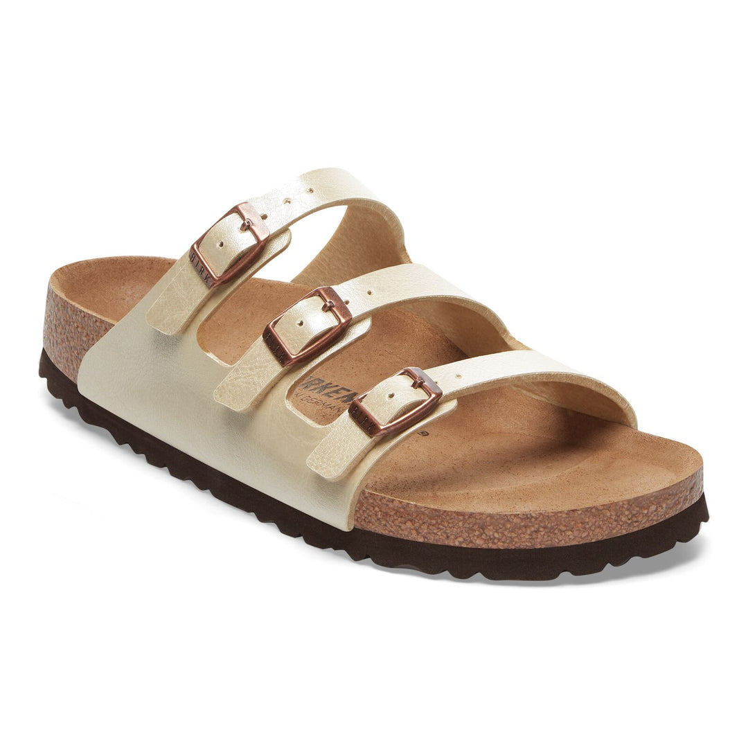 Birkenstock - Florida - Graceful Pearl White Birko-Flor