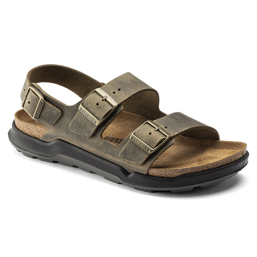 Birkenstock - Milano Rugged - Khaki Oiled Leather