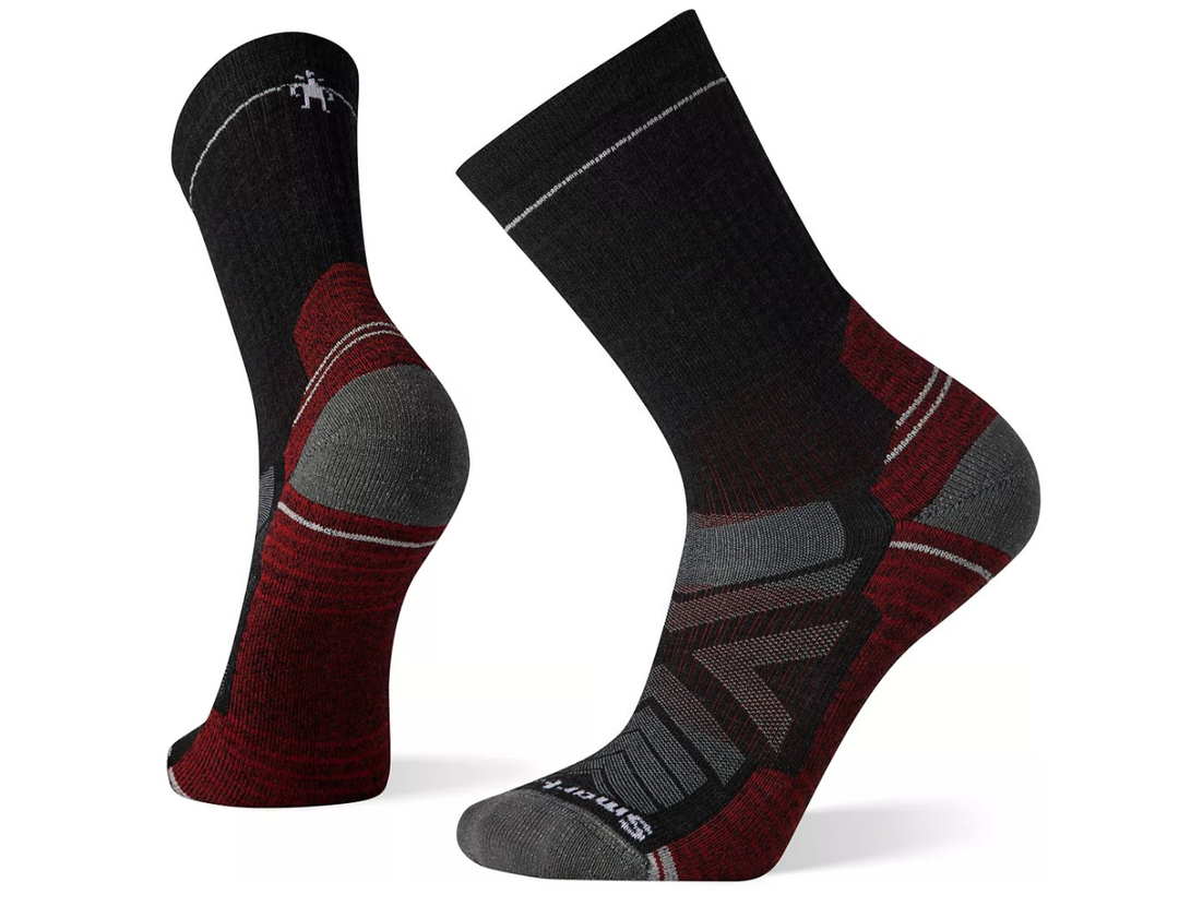 Smartwool - Unisex Hike Light Cushion Mid Crew Socks - Charcoal