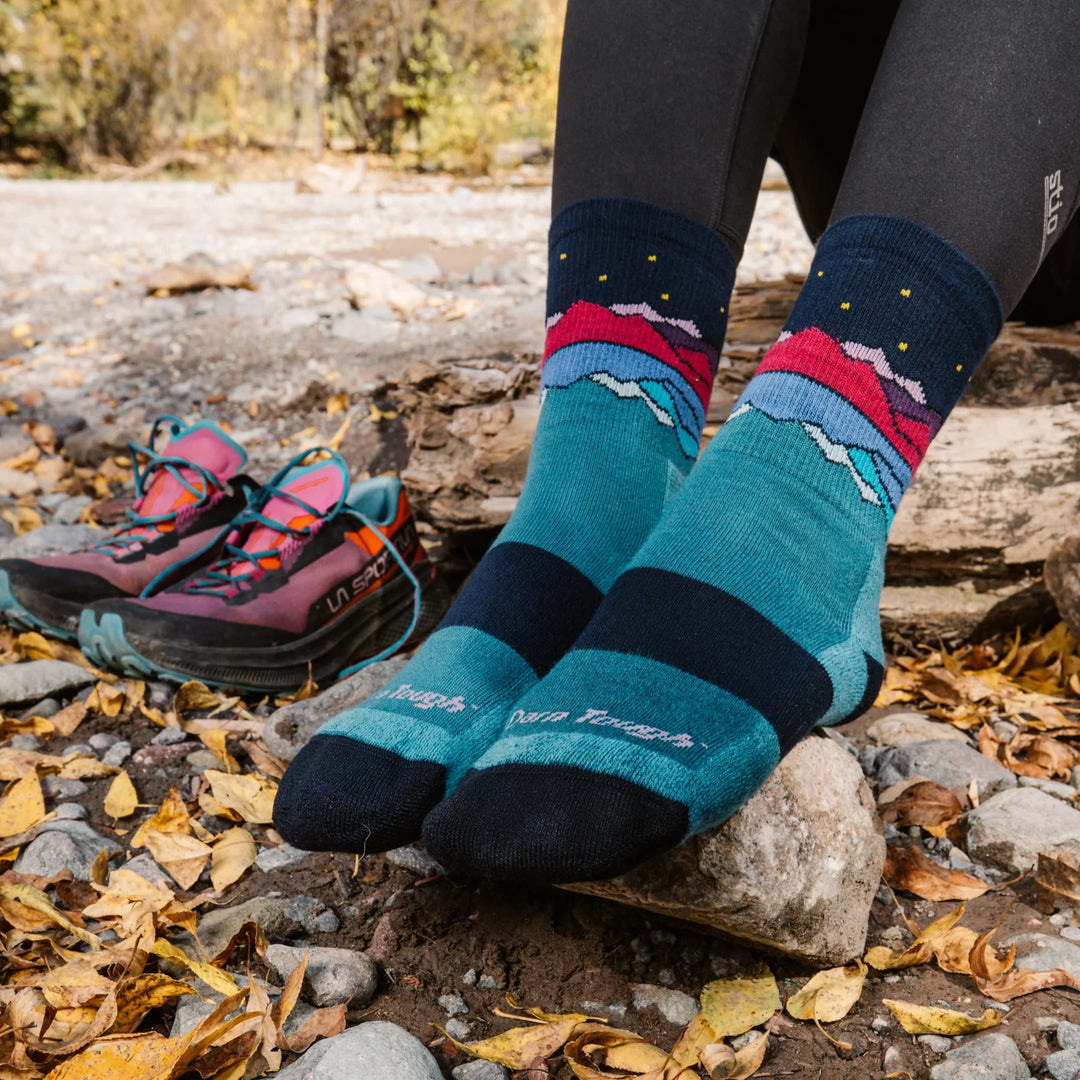 Darn Tough - 5025 Women's Mirror Lake Micro Crew Midweight Hiking Socks - Teal