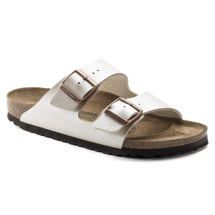 Birkenstock - Arizona - Graceful Pearl White Birko-Flor