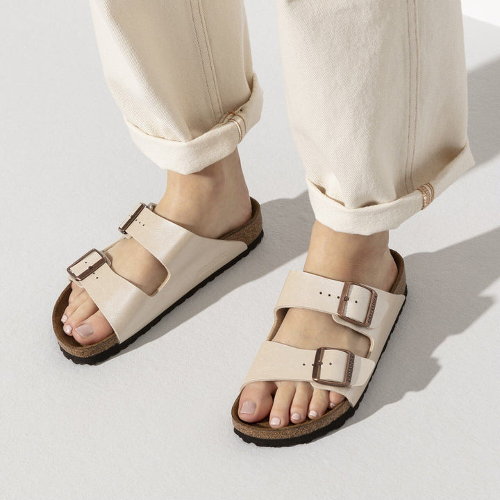 Birkenstock - Arizona - Graceful Pearl White Birko-Flor