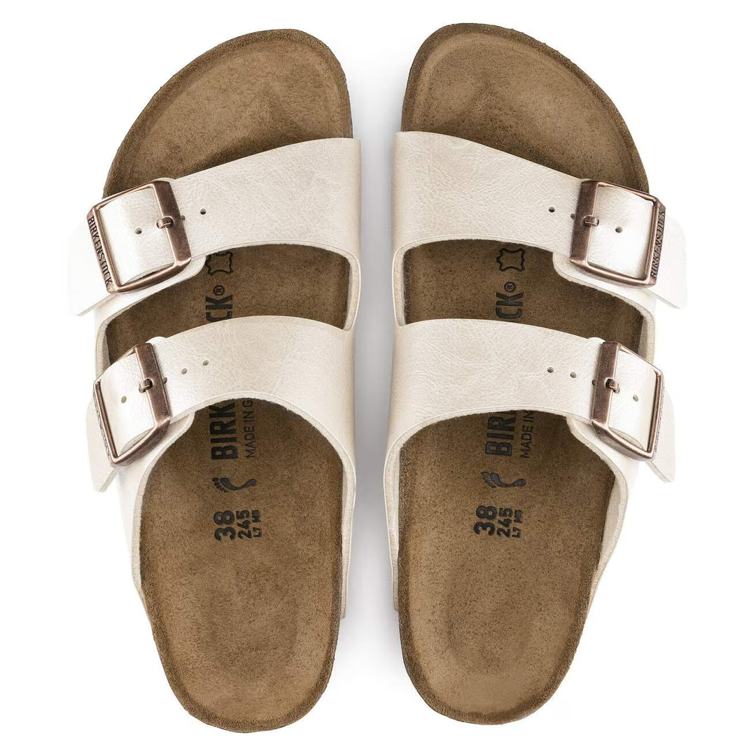Birkenstock - Arizona - Graceful Pearl White Birko-Flor