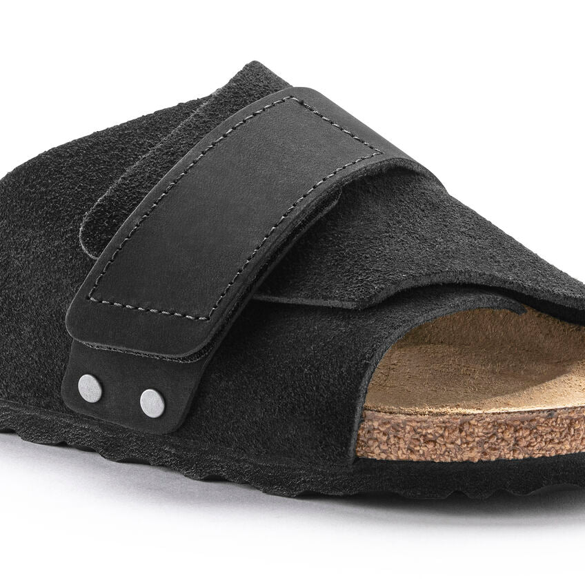 Birkenstock - Kyoto - Black Nubuck/Suede Leather – Fourth Ave Footwear
