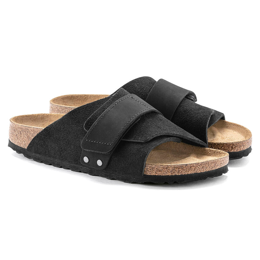 Birkenstock - Kyoto - Black Nubuck/Suede Leather – Fourth Ave Footwear