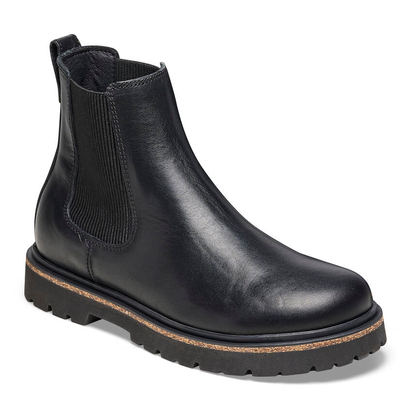Birkenstock - Highwood Slip On - Black Leather – Fourth Ave Footwear