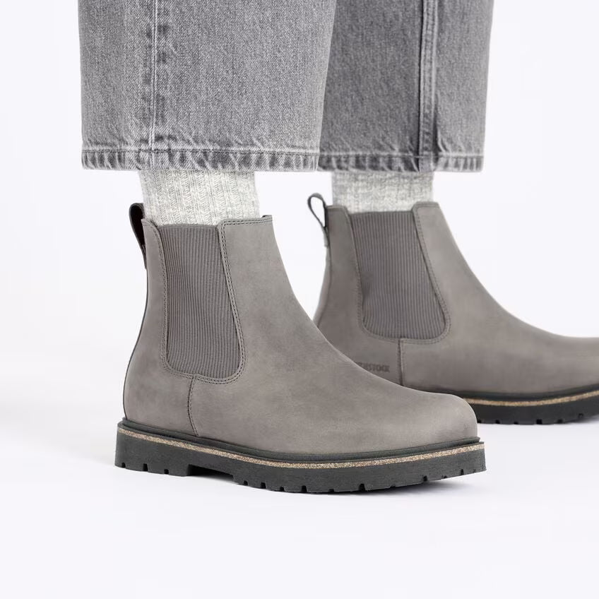 Birkenstock - Highwood Slip On - Graphite  Leather
