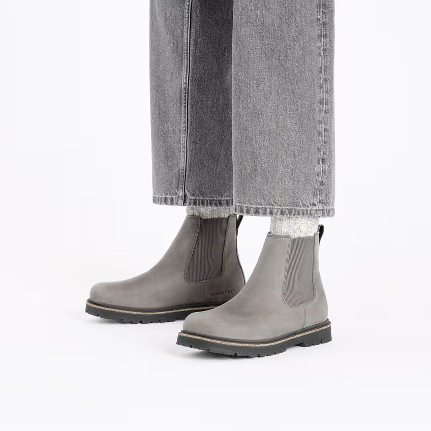 Birkenstock - Highwood Slip On - Graphite  Leather