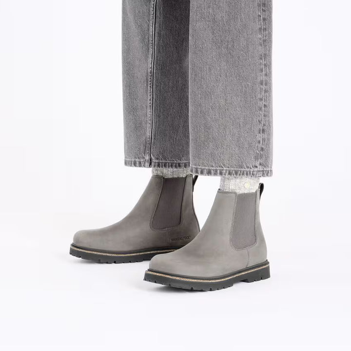 Birkenstock - Highwood Slip On - Graphite  Leather