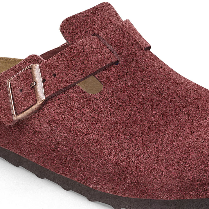 Birkenstock - Boston - Zinfandel Suede Leather