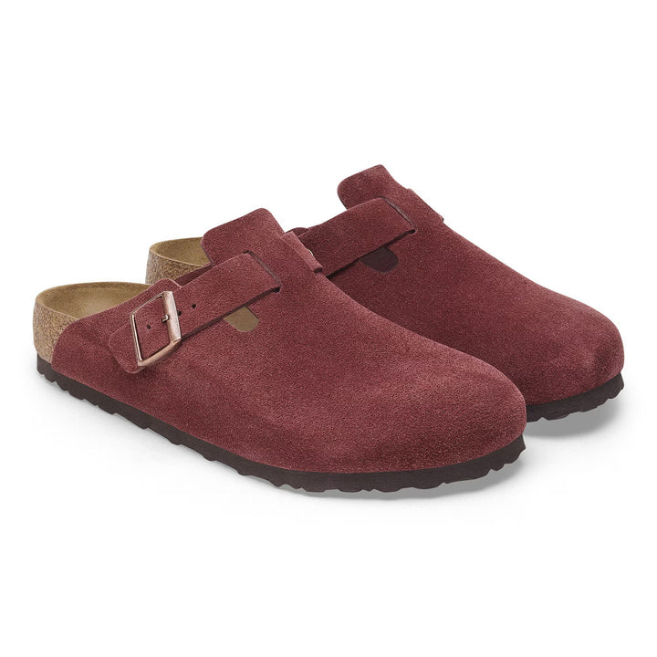 Birkenstock - Boston - Zinfandel Suede Leather