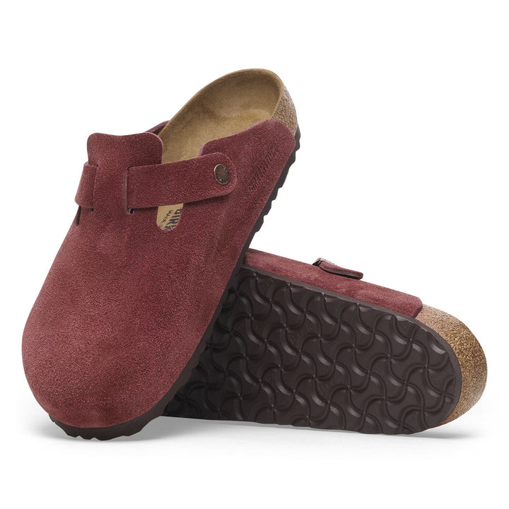 Birkenstock - Boston - Zinfandel Suede Leather