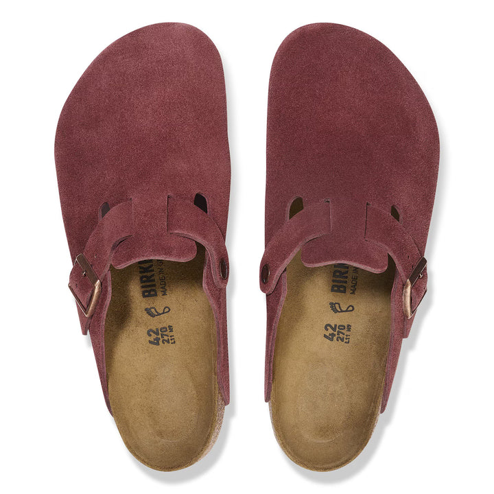 Birkenstock - Boston - Zinfandel Suede Leather