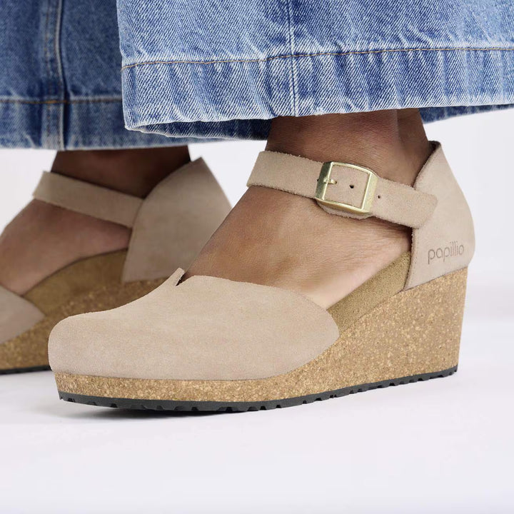 Birkenstock Papillio - Mary - Warm Sand Suede Leather