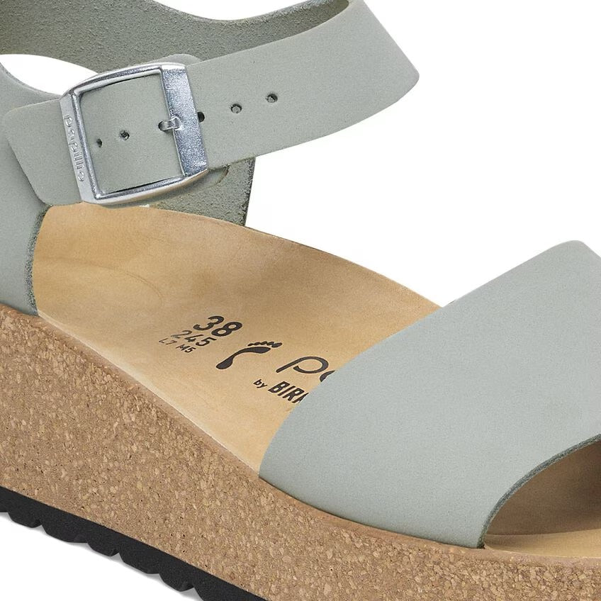 Birkenstock Papillio - Glenda - Pure Sage Nubuck Leather