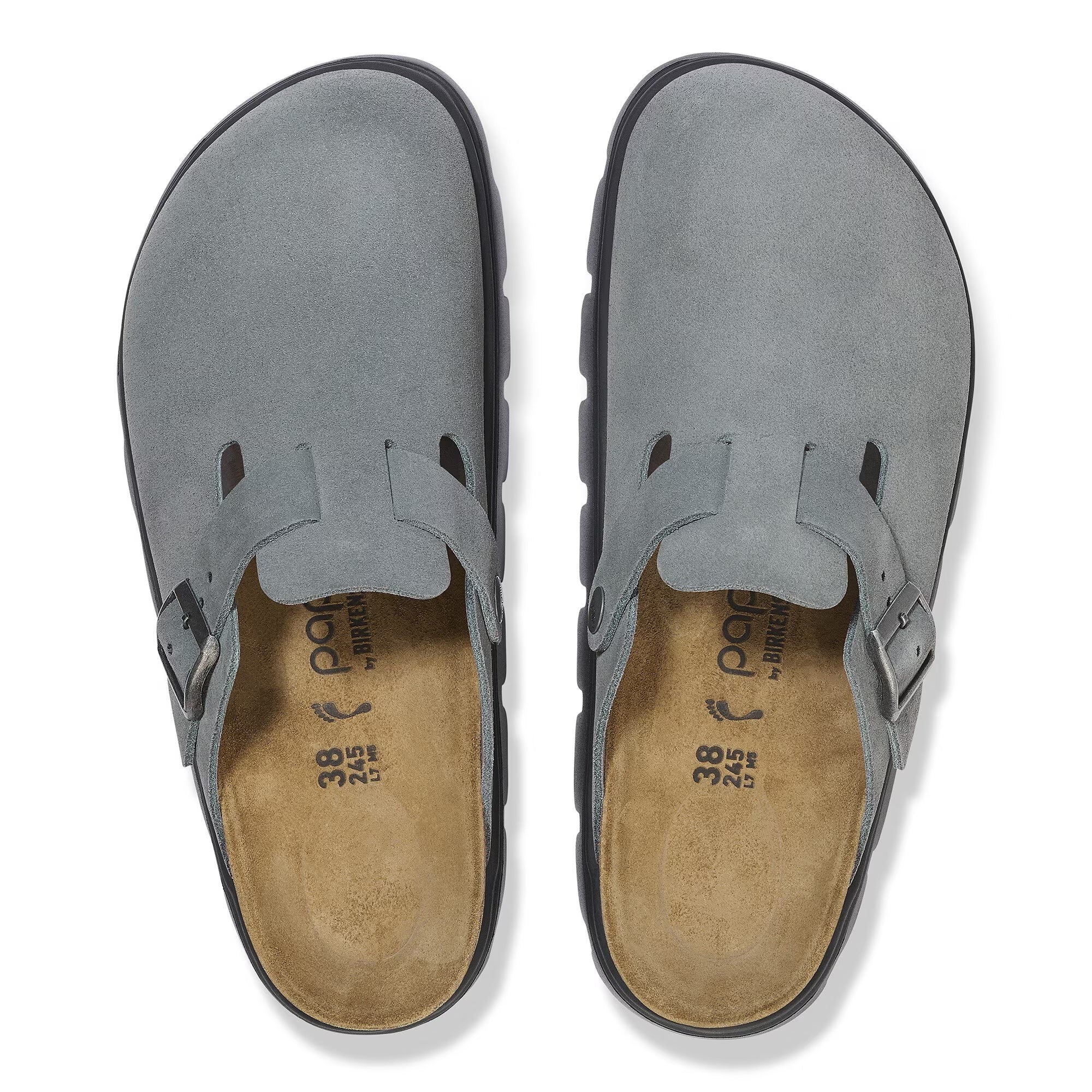 BIRKENSTOCK ボストンboston グレー 42 27cm Boston Leather Mineral Gray | BIRKENSTOCK