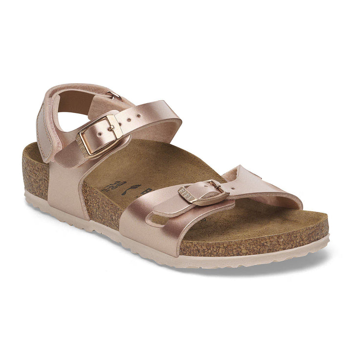 Birkenstock - Rio Kids - Electric Metallic Copper Birko-Flor