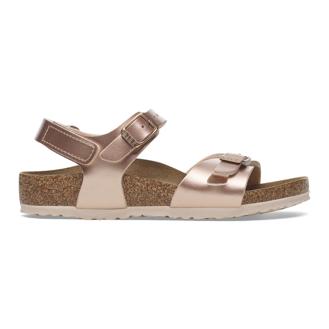 Birkenstock - Rio Kids - Electric Metallic Copper Birko-Flor