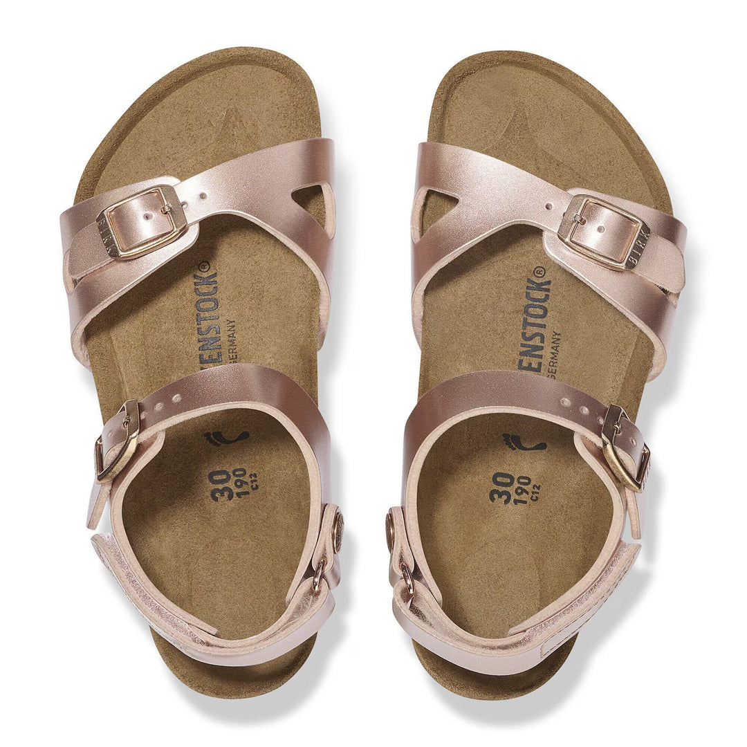Birkenstock - Rio Kids - Electric Metallic Copper Birko-Flor