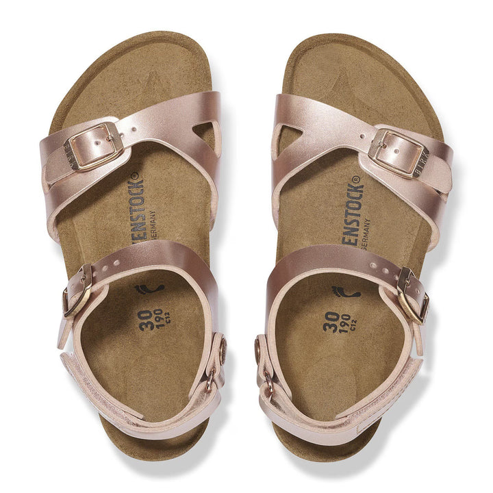 Birkenstock - Rio Kids - Electric Metallic Copper Birko-Flor