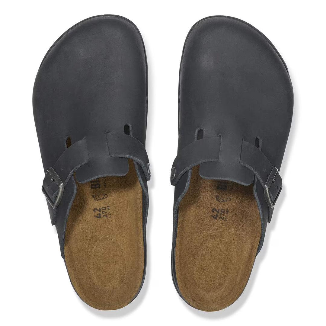Birkenstock - Boston Rugged - Black Oiled Leather