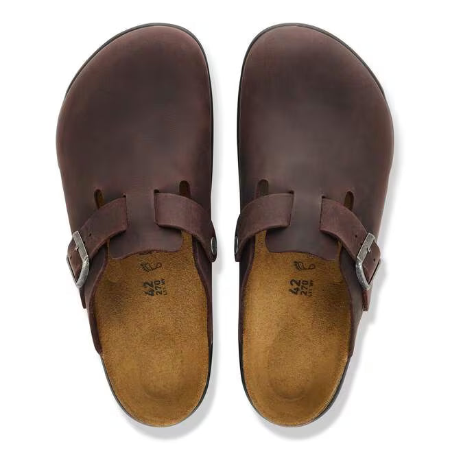 Birkenstock - Boston Rugged - Habana Brown Oiled Leather