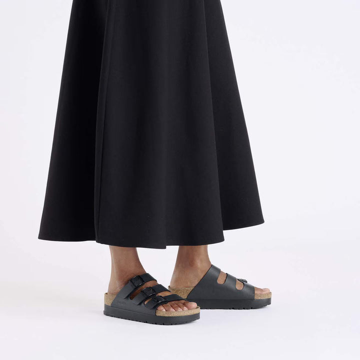 Birkenstock Papillio - Florida Vegan Flex Platform - Black Birko-Flor