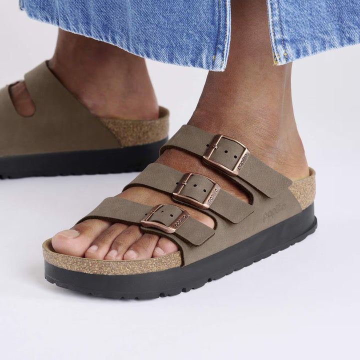 Birkenstock Papillio - Florida Vegan Flex Platform - Mocha Birko-Flor