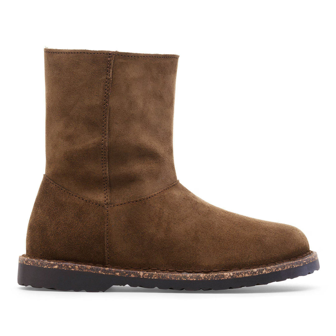 Birkenstock - Uppsala Zip Shearling - Dark Tea Suede Leather