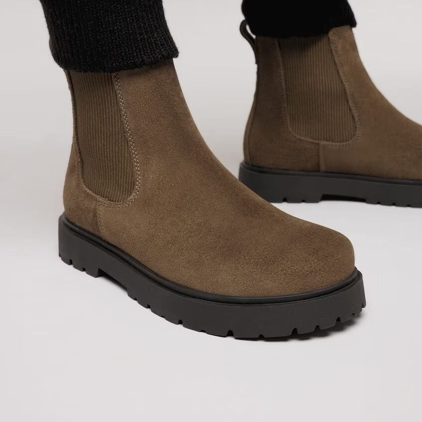 Birkenstock - Highwood Slip On - Dark Tea Suede Leather