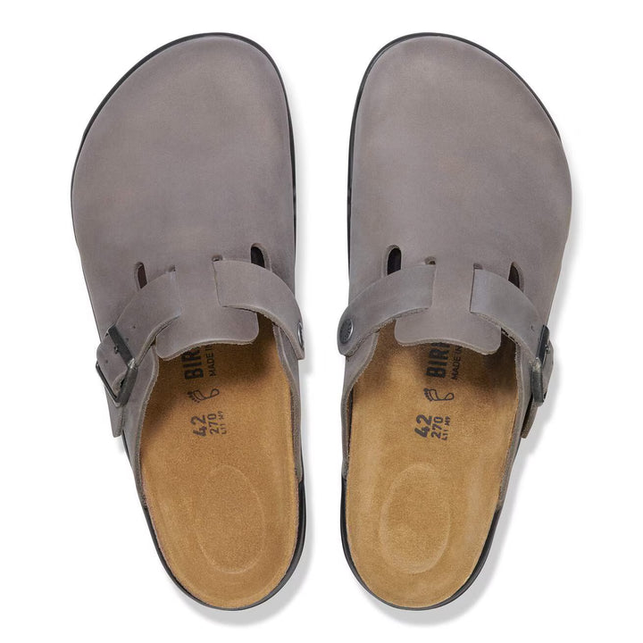 Birkenstock - Boston Rugged - Iron Oiled Leather