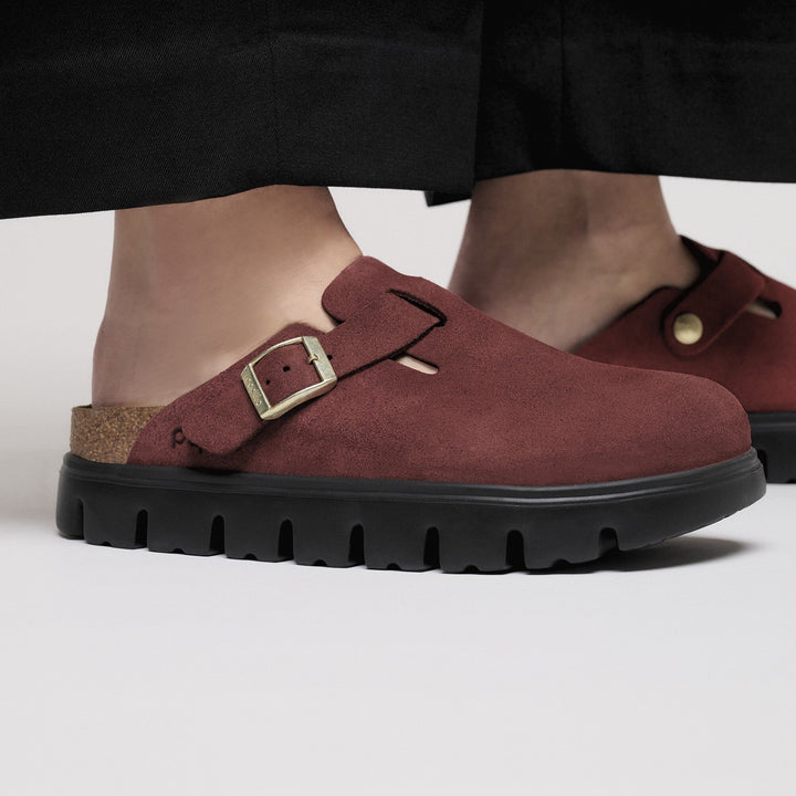 Birkenstock - Boston Chunky - Zinfandel Suede