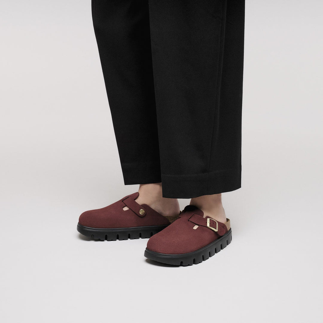 Birkenstock - Boston Chunky - Zinfandel Suede