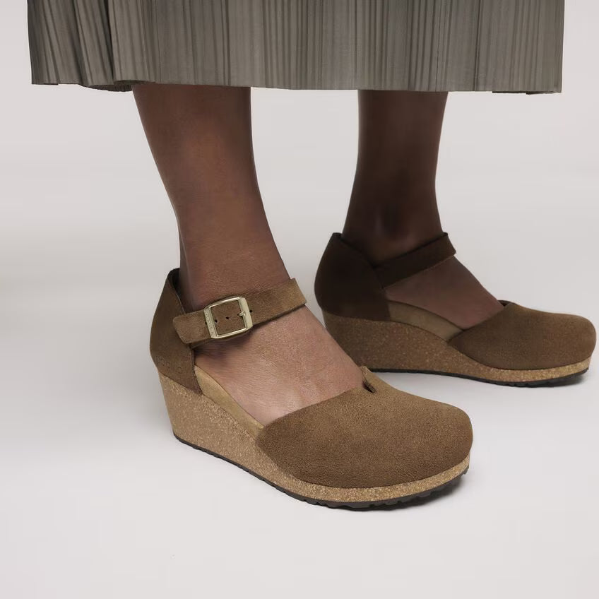 Birkenstock Papillio - Mary - Dark Tea Suede Leather
