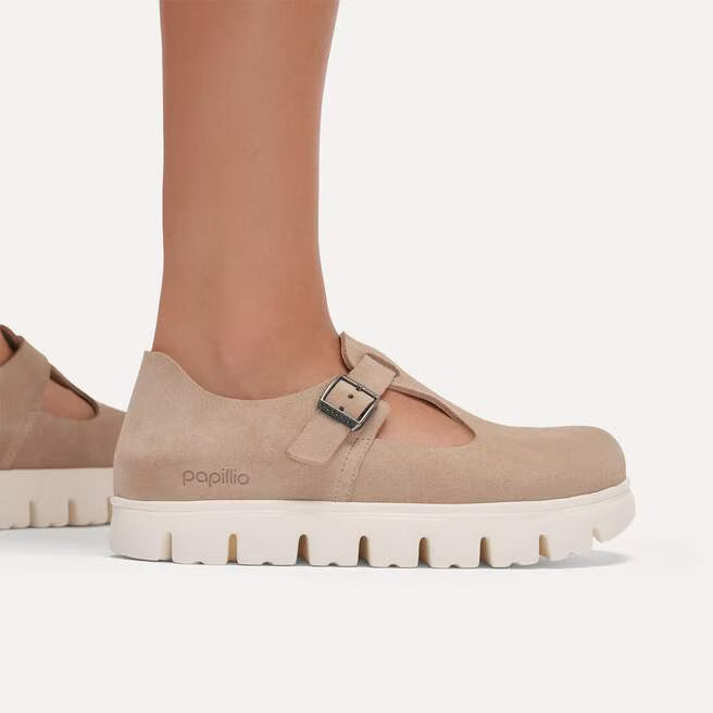 Birkenstock Papillio - Paris Chunky - Warm Sand Suede