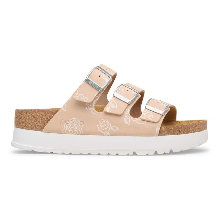 Birkenstock Papillio - Florida Vegan Flex Platform - Light Rose Flower Nubuck