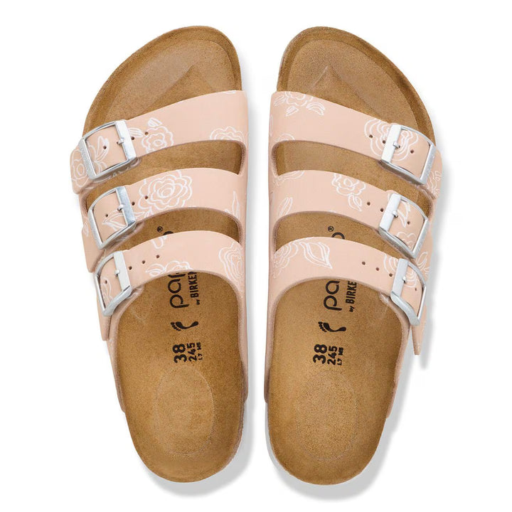 Birkenstock Papillio - Florida Vegan Flex Platform - Light Rose Flower Nubuck