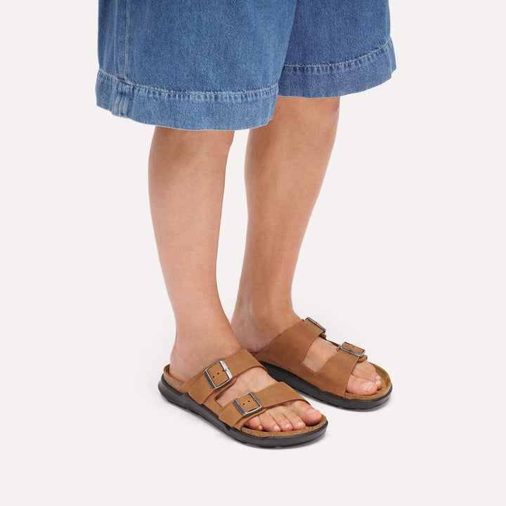 Birkenstock - Arizona Rugged - Cognac Oiled Leather
