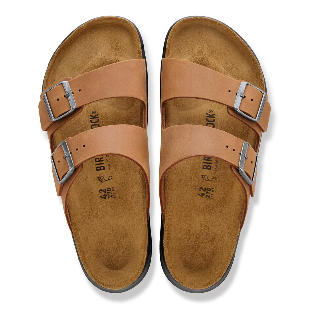 Birkenstock - Arizona Rugged - Cognac Oiled Leather