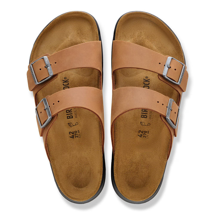 Birkenstock - Arizona Rugged - Cognac Oiled Leather