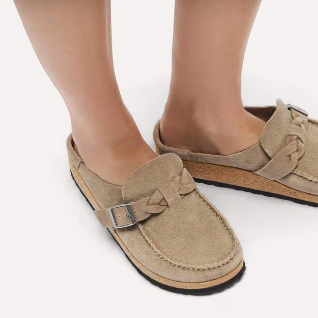 Birkenstock - Buckley Briaded - Taupe Suede Leather