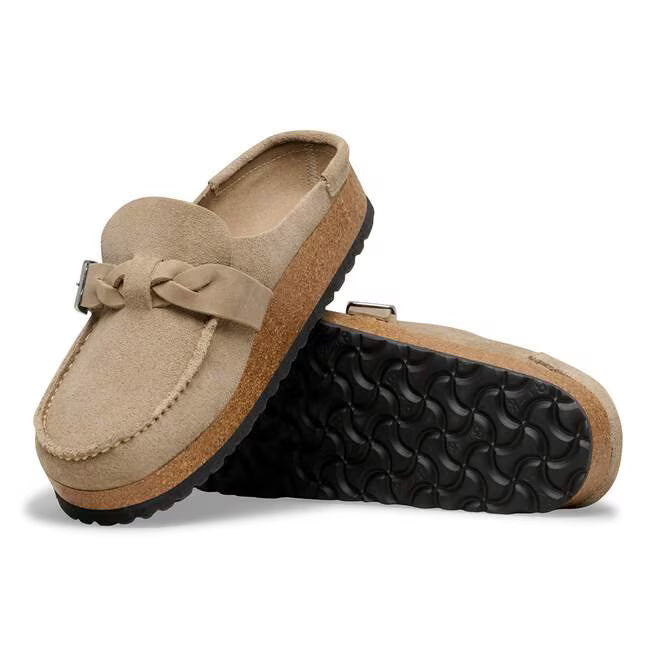 Birkenstock - Buckley Briaded - Taupe Suede Leather